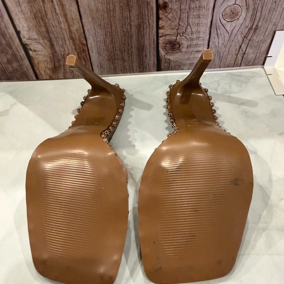 Steve Madden Brown Embellished Heels - Picture 4 of 4